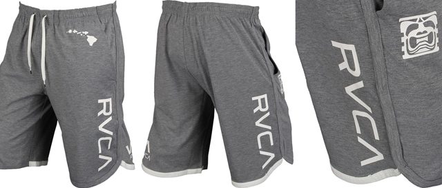 RVCA BJ Penn Sport Shorts Grey | FighterXFashion.com