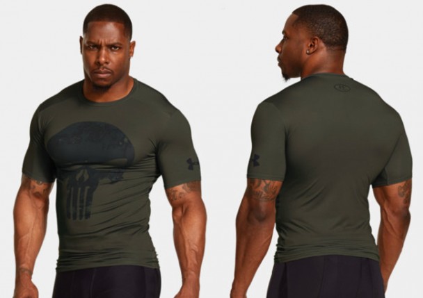 punisher shirts under armour