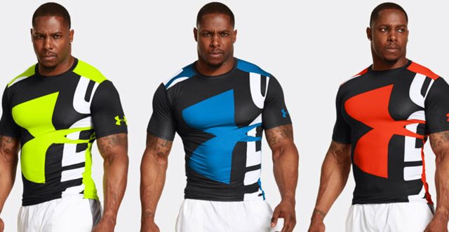 under armour branded shirts