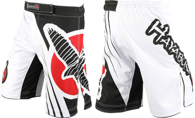 Hayabusa Chikara Recast White Shorts | FighterXFashion.com