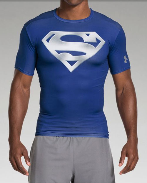 Under Armour Alter Ego Chrome Superhero Compression Shirts ...