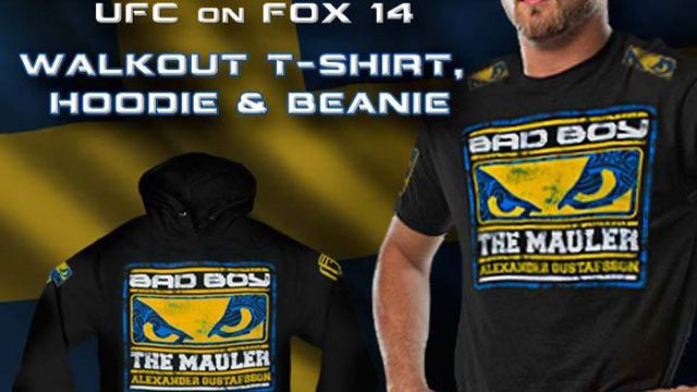 Bad Boy T-Shirt Fight For Honor Alexander The Mauler Gustafsson MMA Muay Thai 