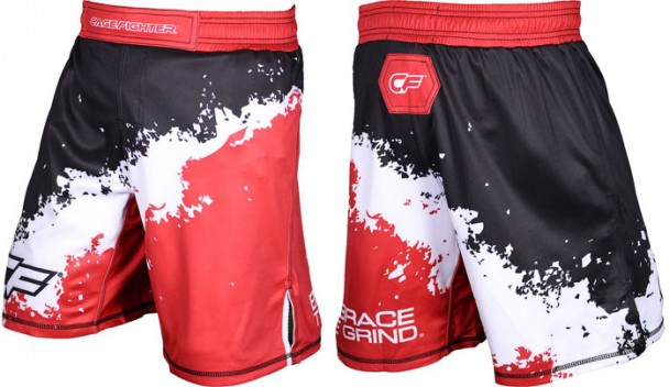 Cage Fighter Splatter Fight Shorts | FighterXFashion.com