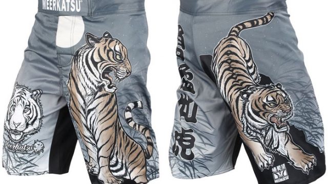 Meerkatsu Midnight Tiger Fight Shorts | FighterXFashion.com