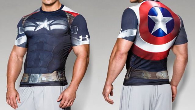 captain america t shirt under armour