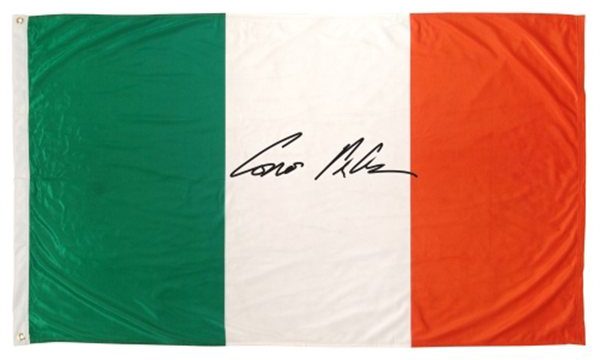 conor-mcgregor-ufc-autographed-ireland-flag