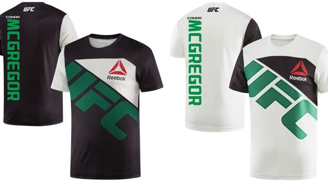 Reebok UFC Fight Shirt Walkout Jersey Conor Mcgregor Rousey Mma Shirt Tricot New 