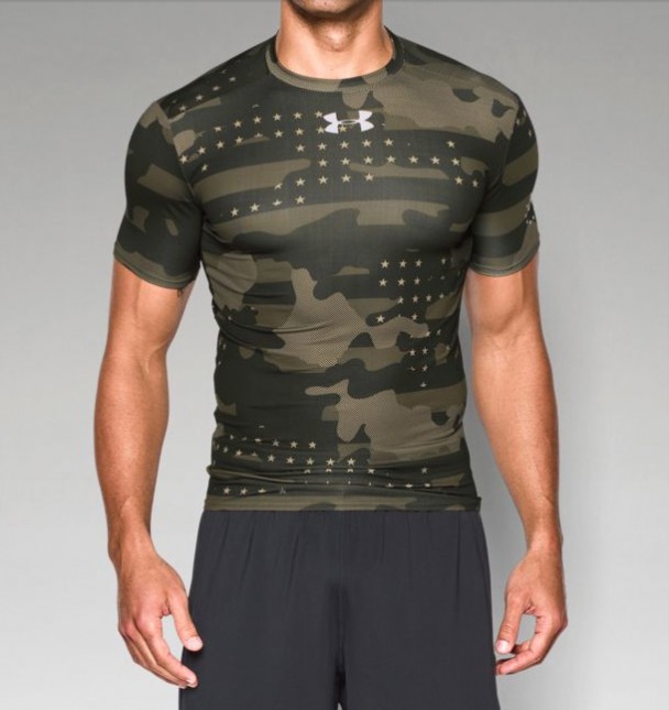 under armour camo compression pants