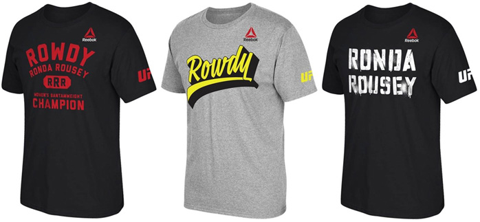 Ronda Rousey UFC 190 Reebok Shirts | FighterXFashion.com