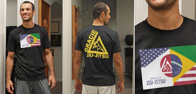 gracie-jiu-jitsu-flag-t-shirt