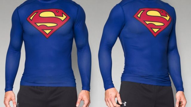 t shirt under armour superman
