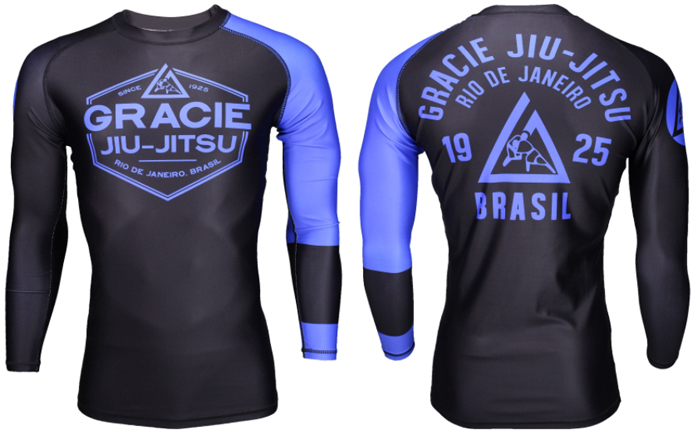 Gracie Jiu Jitsu Ranked Rashguards | FighterXFashion.com