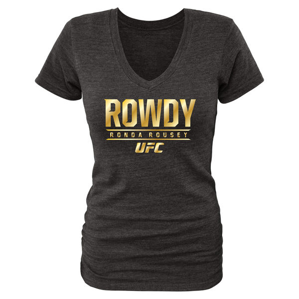 Ronda Rousey UFC Gold TriBlend T Shirt | FighterXFashion.com
