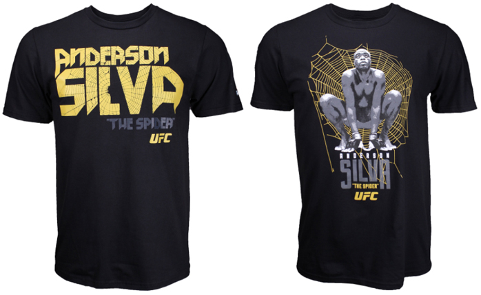 Anderson Silva UFC London Reebok Shirts | FighterXFashion.com