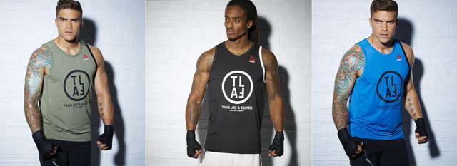 train like a fighter tank top