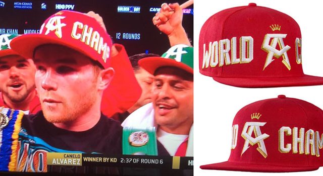 canelo 4x champ hat