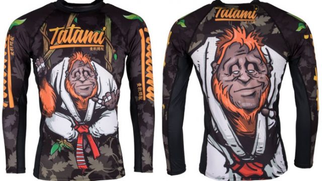 Tatami Fightwear Hang Loose Orangutang Long Sleeve BJJ Rashguard 