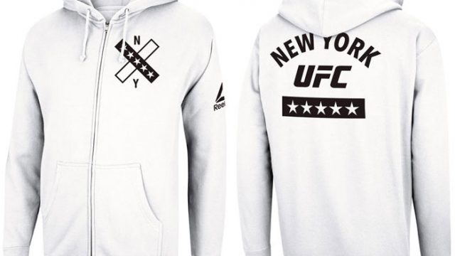 Reebok UFC 205 NYC Split Hoodie | FighterXFashion.com