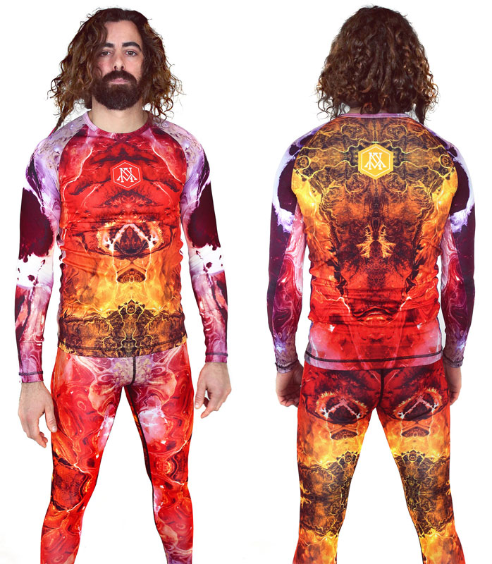 Newaza Apparel Sahara Rashguard and Spats | FighterXFashion.com