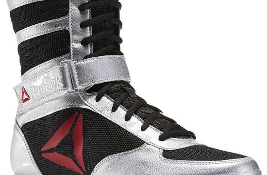 reebok boxing shoes black and red