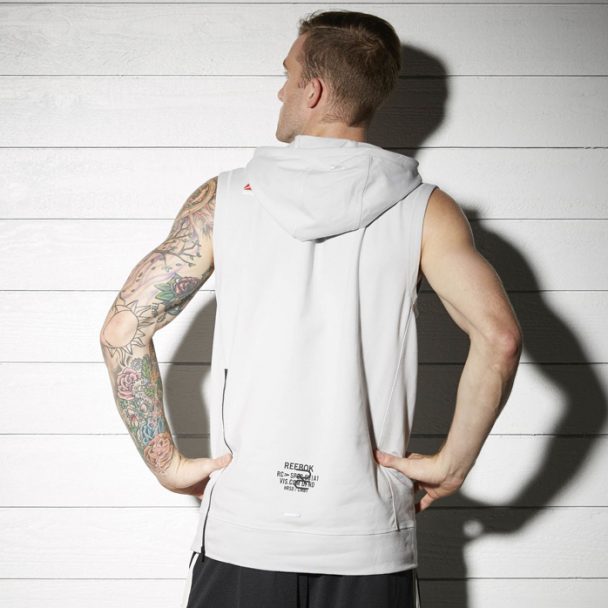 Reebok Combat Sleeveless Boxing Hoodie