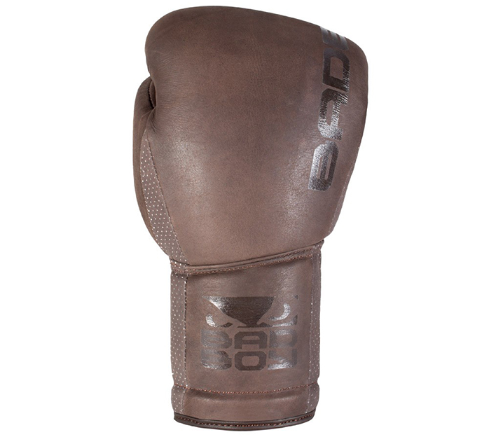 Bad Boy Legacy Lace Up Brown Boxing Gloves | FighterXFashion.com