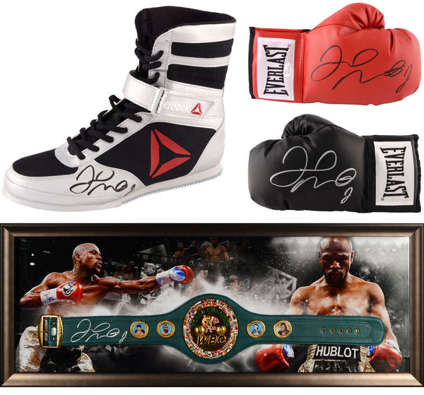 Top 10 Floyd Mayweather Signed Collectibles 