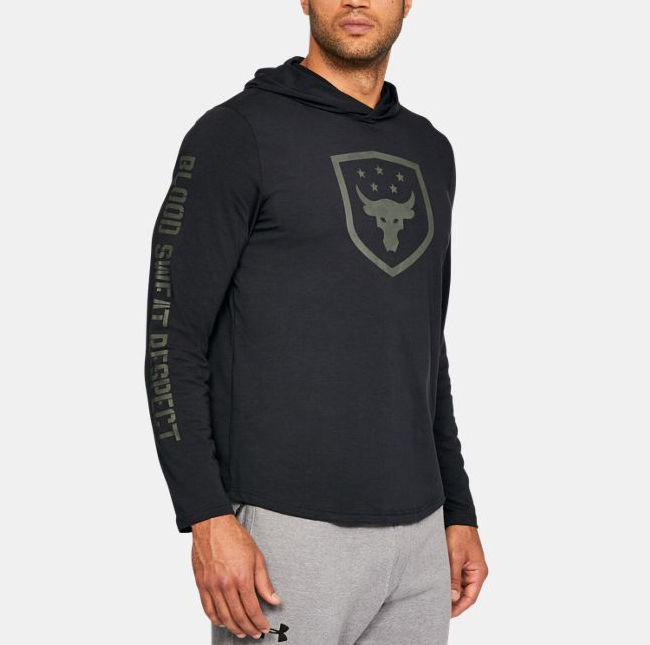 Under Armour Project Rock Troops Hoodie | FighterXFashion.com