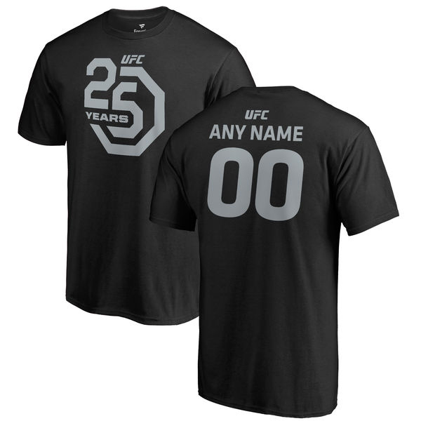 UFC 25th Anniversary Customizable Name Number Shirts | FighterXFashion.com