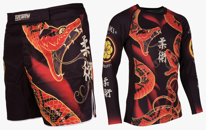 Tatami Dueling Snakes Rashguard and Fight Shorts | FighterXFashion.com