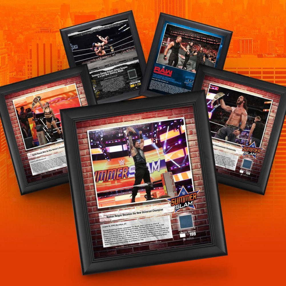WWE SummerSlam 2018 Collectible Plaques