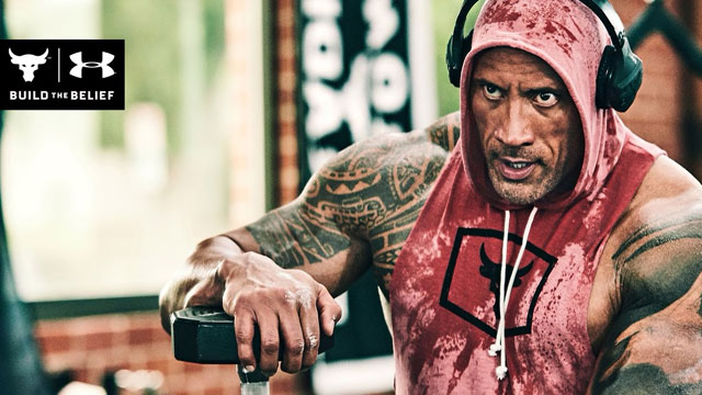 the rock under armour clothing