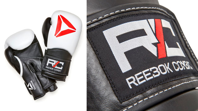 reebok combat leather training glove