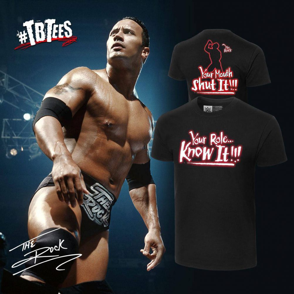 The Rock Your Role Know It WWE Retro T Shirt | FighterXFashion.com