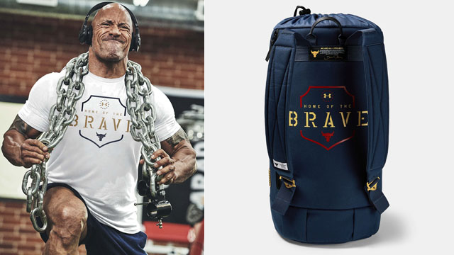 the rock under armour apparel