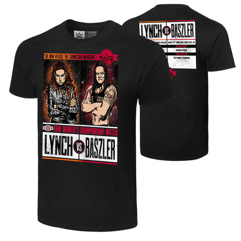 Wrestlemania 36 Match Shirts 