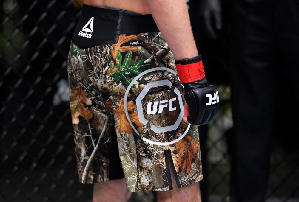 reebok ufc camo shorts