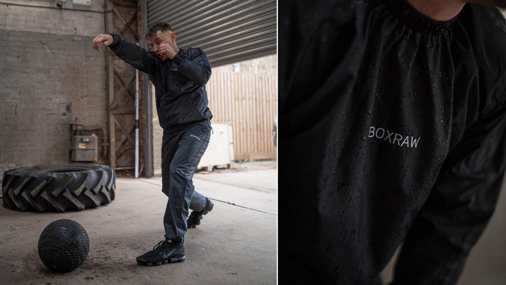 BOXRAW Hagler Boxing Sauna Suit Available in Charcoal and Other Colors