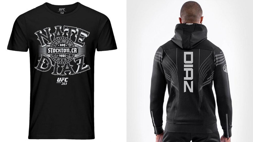 nate diaz walkout hoodie