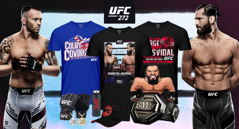 UFC 272 Covington vs Masvidal Shirts Clothing Event Gear