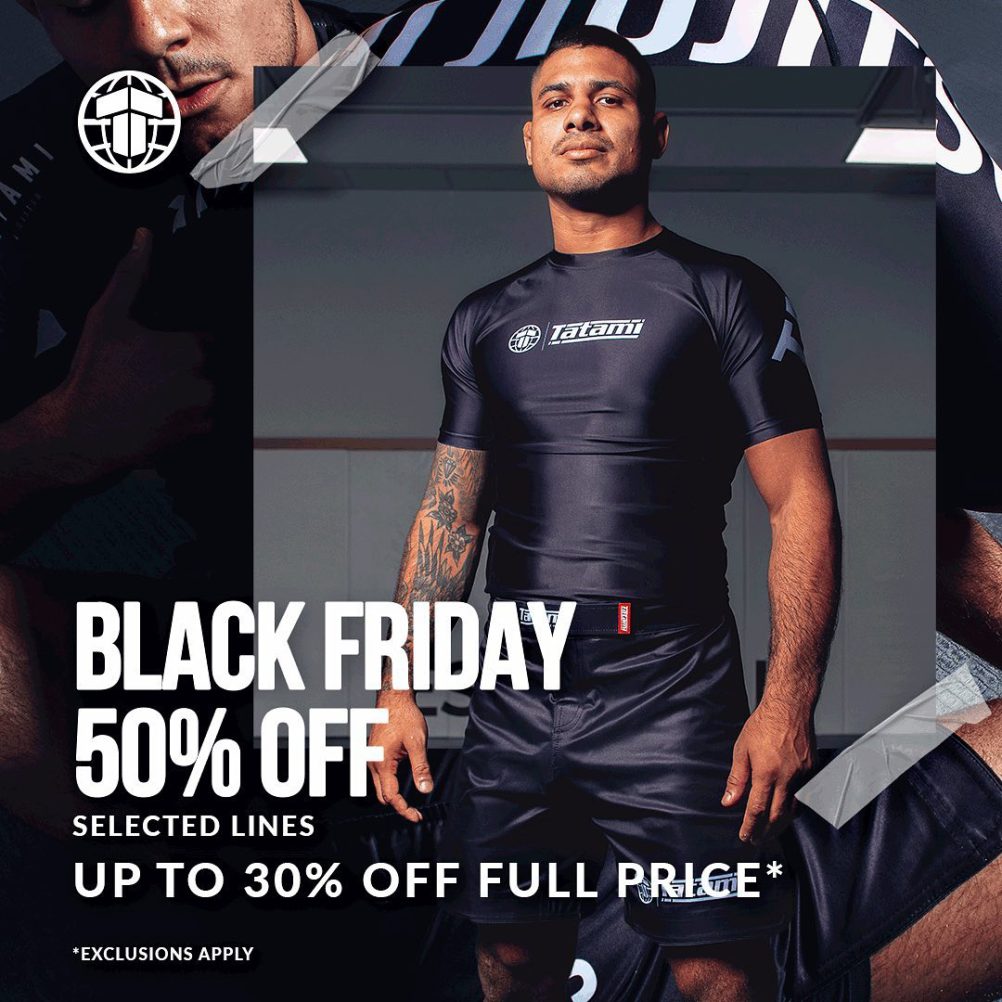 Tatami Fightwear Black Friday Sale BJJ Gi and Jiu Jitsu Gear