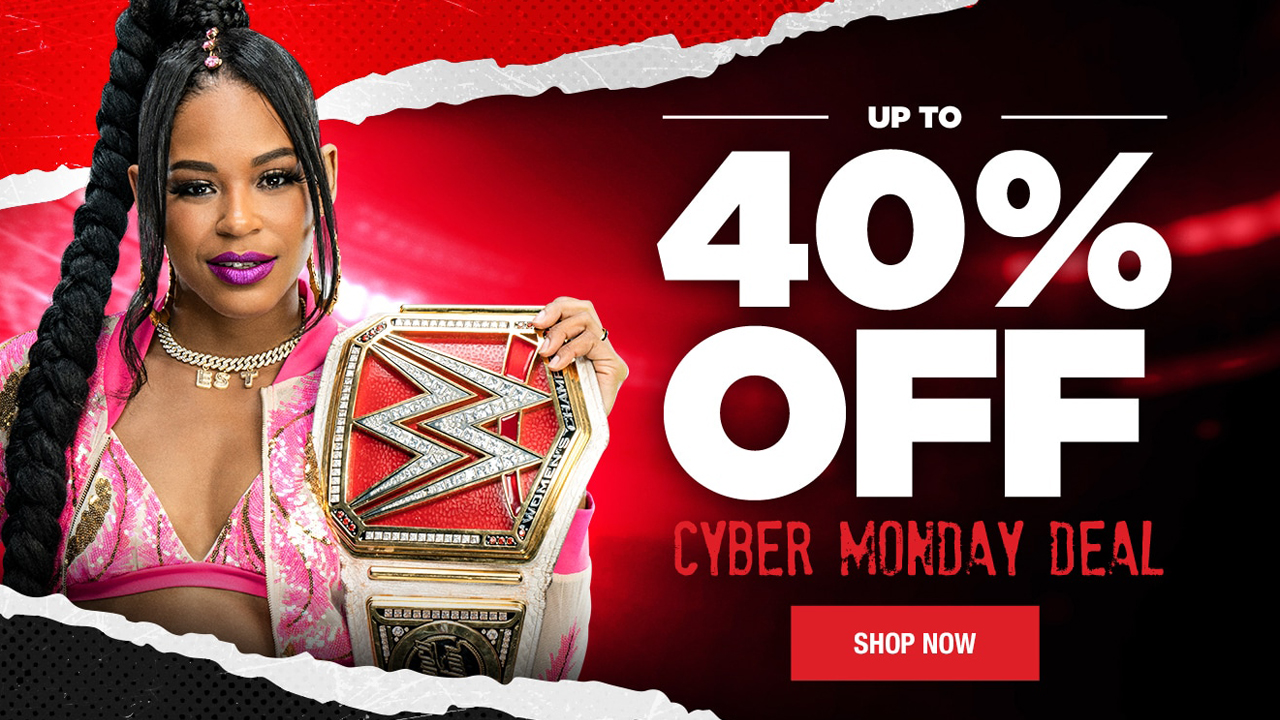 Amazing Cyber Monday deals available at WWE Shop