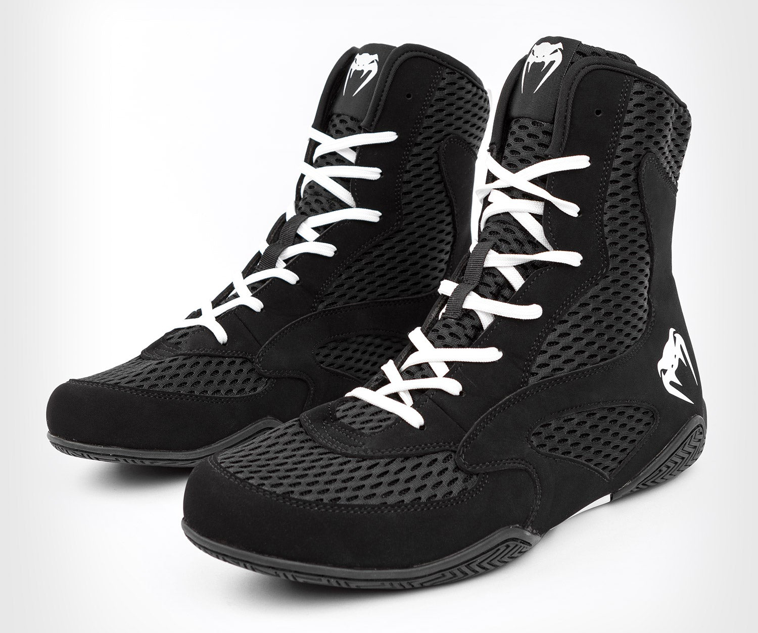 Venum Contender Boxing Shoes Black White