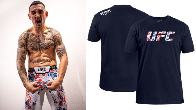 Max Holloway UFC 300 Venum Fight Night Shorts Shirt Clothing