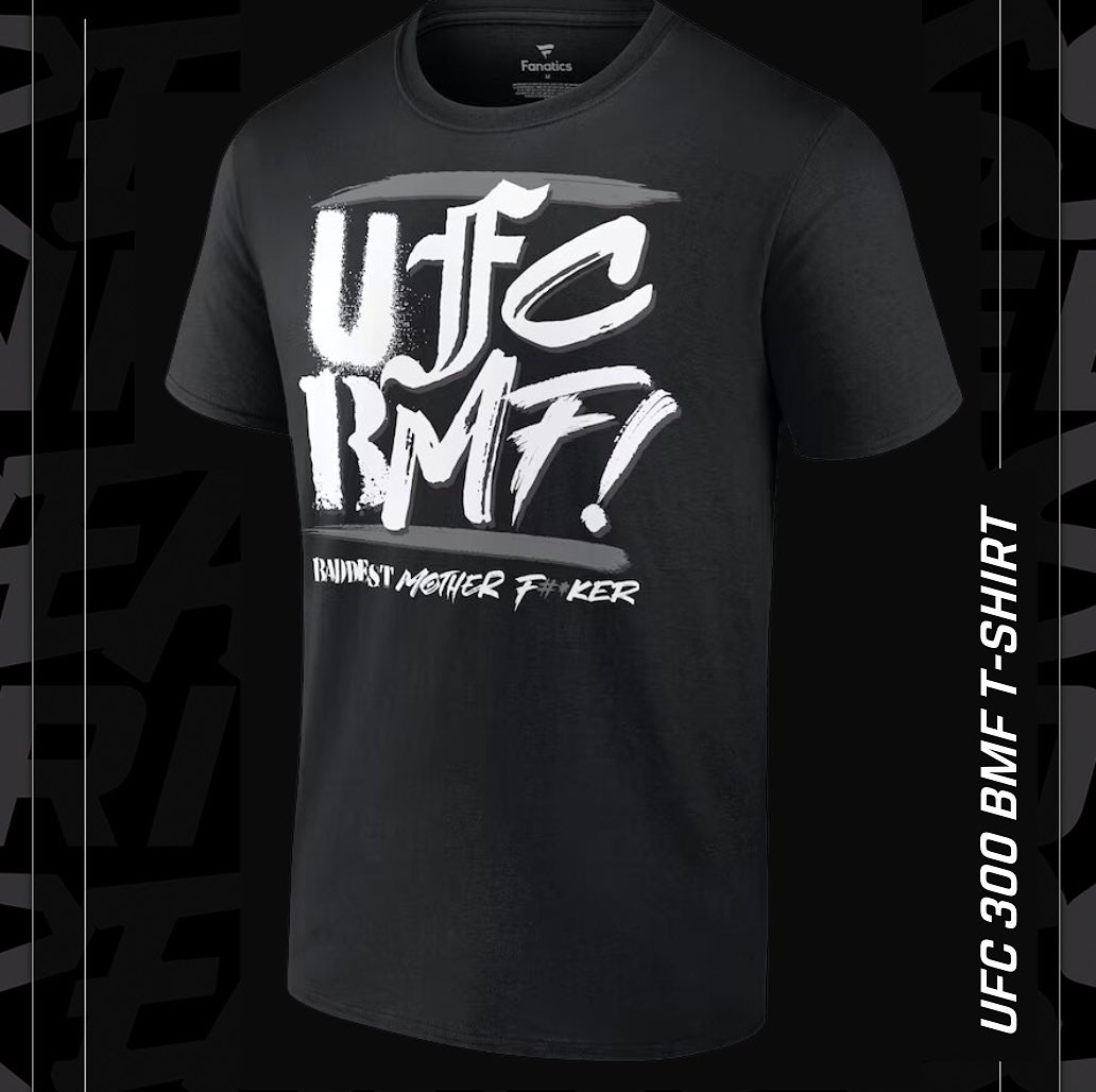 UFC 300 Event Apparel Fighter Shirts Shorts and Fight Gear