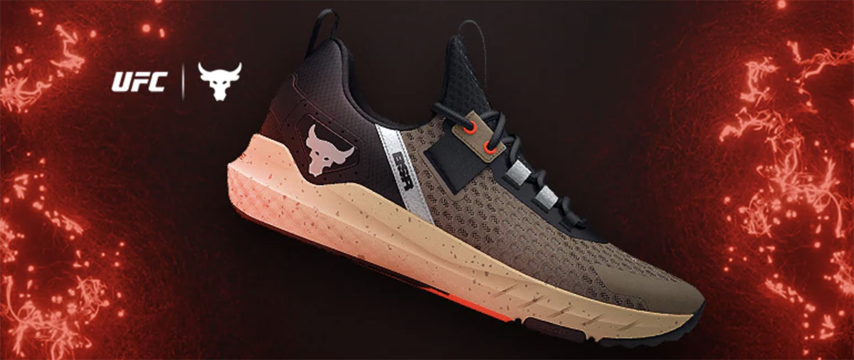 Under Armour UFC 2024 Project Rock BSR 4 Brown Shoes