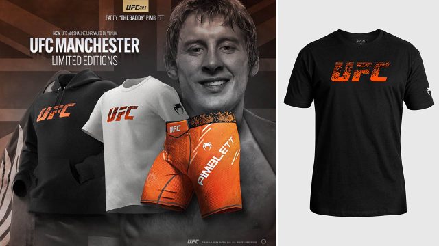 Paddy Pimblett UFC 304 Venum Shirt Hoodie Fight Shorts
