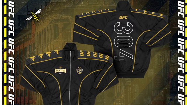 UFC 304 Manchester Black Streetwear Jacket