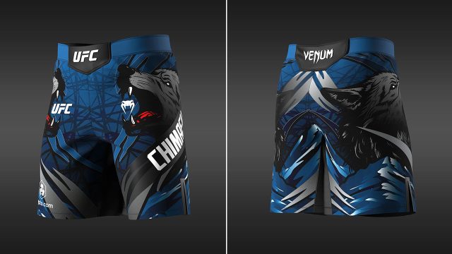 Khamzat Chimaev Custom UFC Venum Fight Shorts for UFC 319