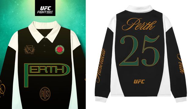 UFC Fight Night Perth Rugby Polo Top
